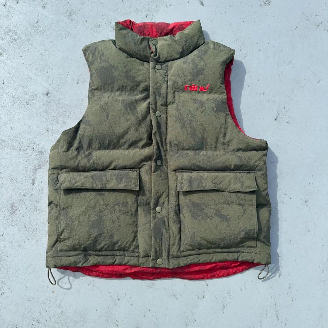 9090 Reversible Puffer Vest XLサイズ