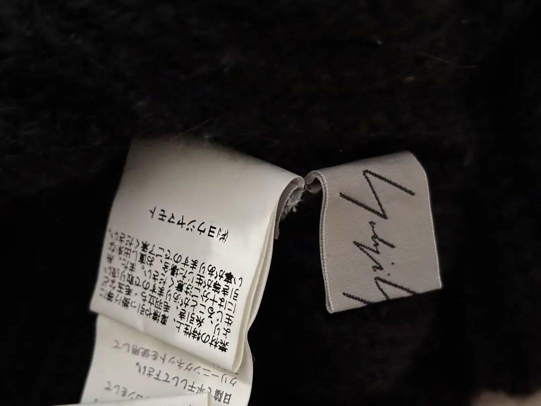 yohji yamamoto y's ファー風　マフラー Y's/YOHJI YAMAMOTO/muffler/黒色/ワイズ/ヨウジヤマモト