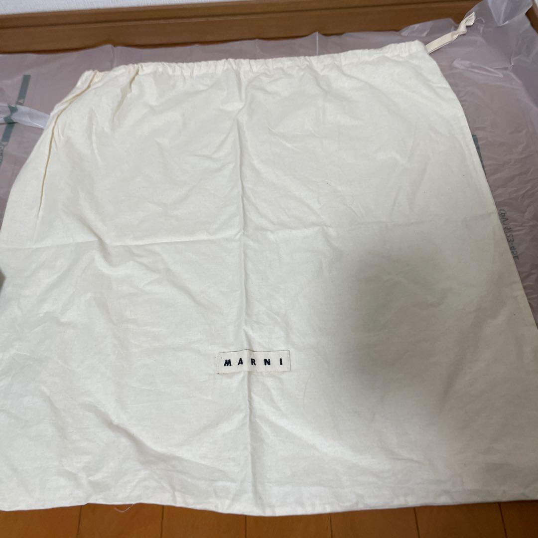 MARNI トートバッグ グリーン ブラック