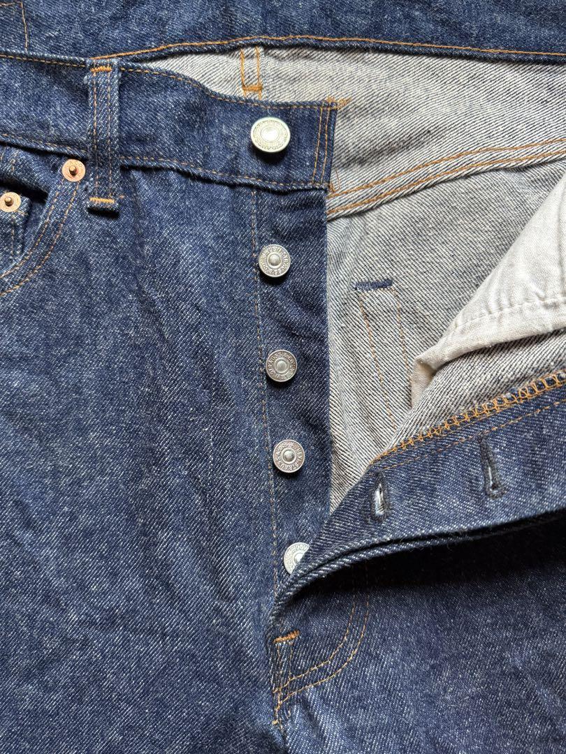 美品【80s】Levi's 501 USA製 濃紺 黒カン 内股シングル W33