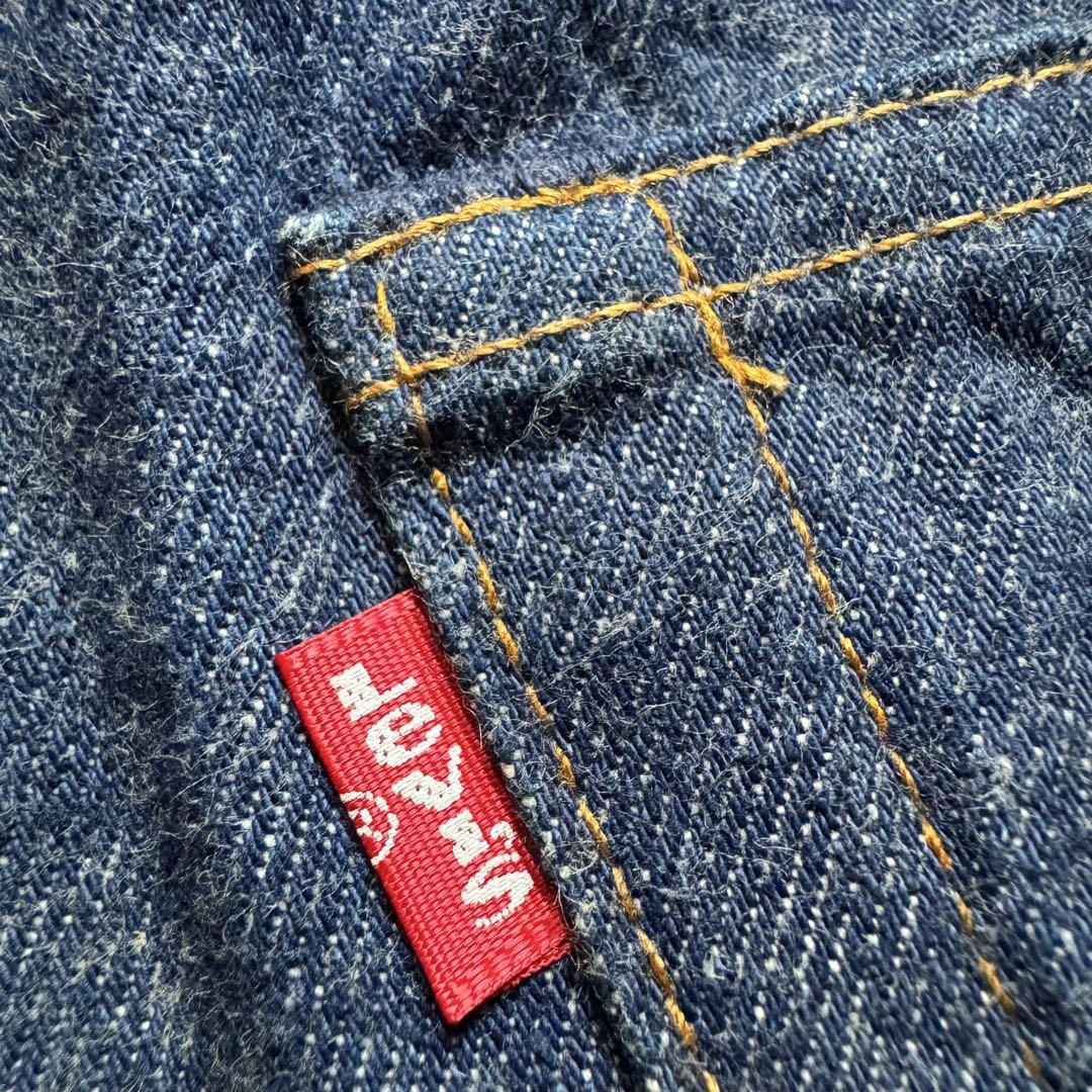 美品【80s】Levi's 501 USA製 濃紺 黒カン 内股シングル W33