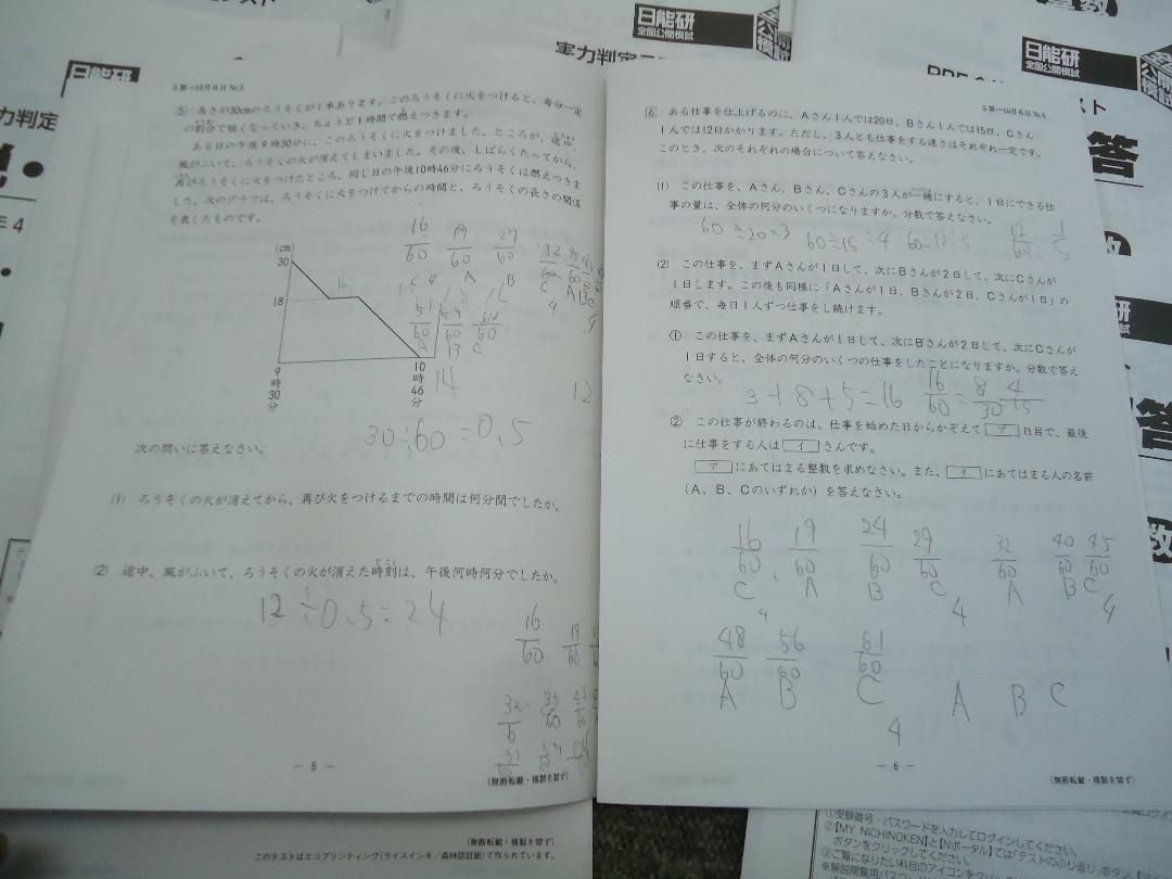 2018年 全国公開模試 実力判定テスト 全12回分 YmMVB-m98786180179 日能研 5年 人気豊富な