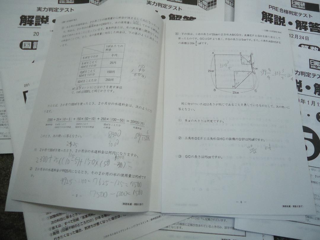 2018年 全国公開模試 実力判定テスト 全12回分 YmMVB-m98786180179 日能研 5年 人気豊富な