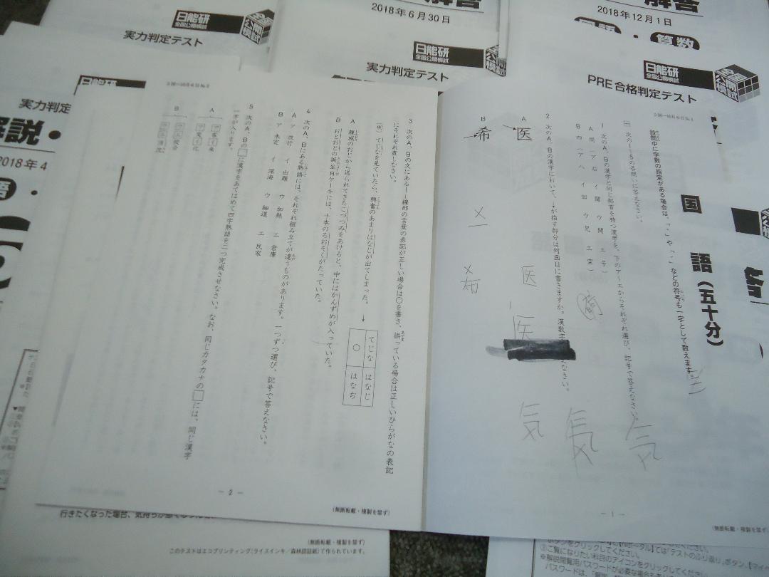 2018年 全国公開模試 実力判定テスト 全12回分 YmMVB-m98786180179 日能研 5年 人気豊富な