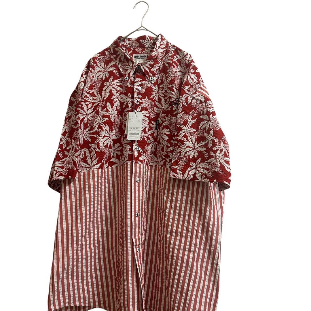 【新品未使用品　タグ付】シナコバ キングサイズ 半袖ボタンダウンシャツ ゆるだぼ