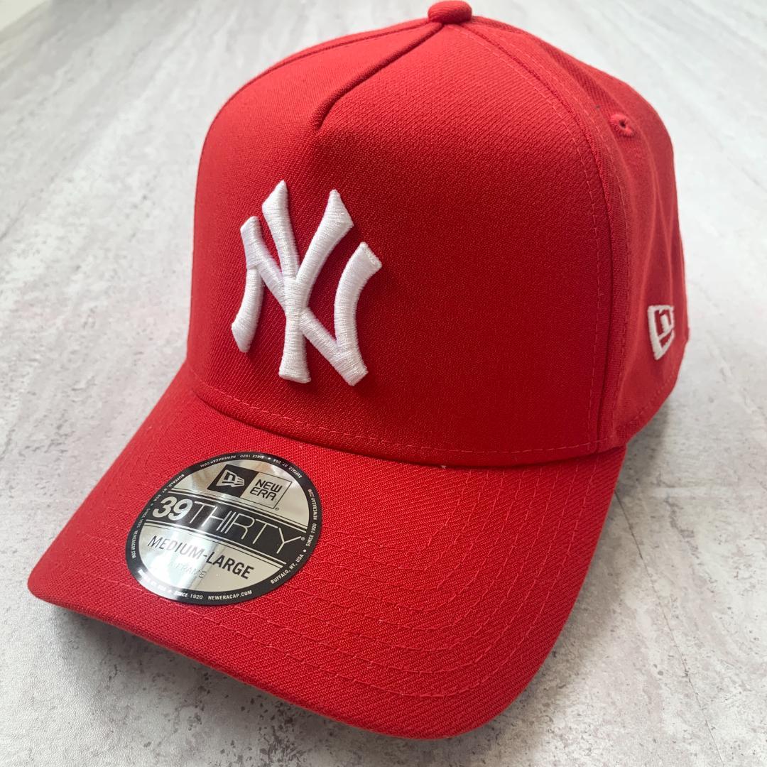 海外限定！ NY ニューエラ キャップ ヤンキース レッド M/L 約60cm