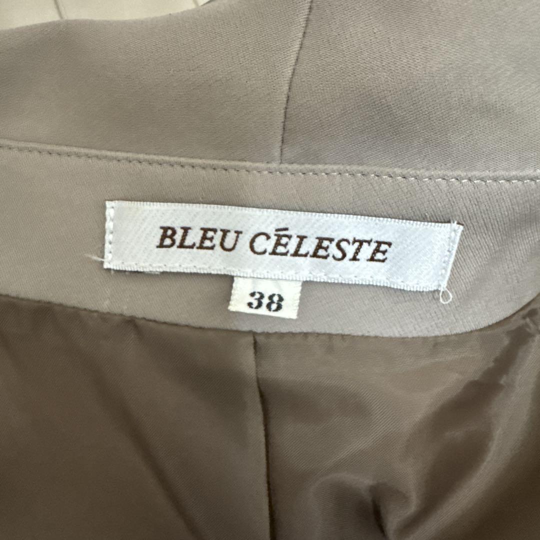 ✿BLEU CÉLESTE ✿フリルジャケット ✿サイズ38 ✿日本製