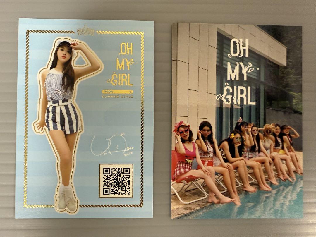 直筆サイン・直筆メッセージ】ohmygirl アリン トレカ ⚠入手不可⚠