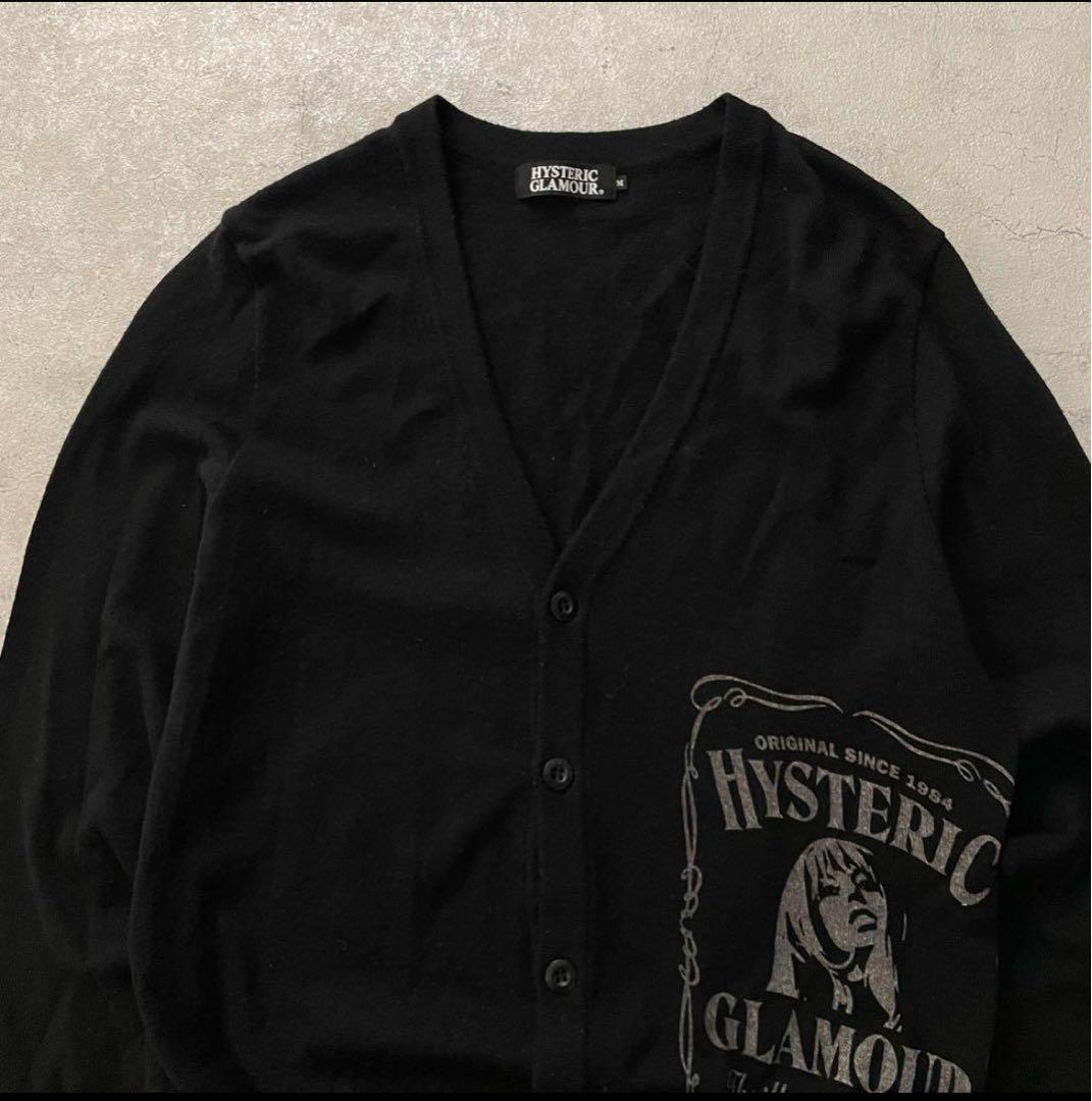 HYSTERIC GLAMOUR カーディガン セーター ヒスガール 黒 - メルカリ