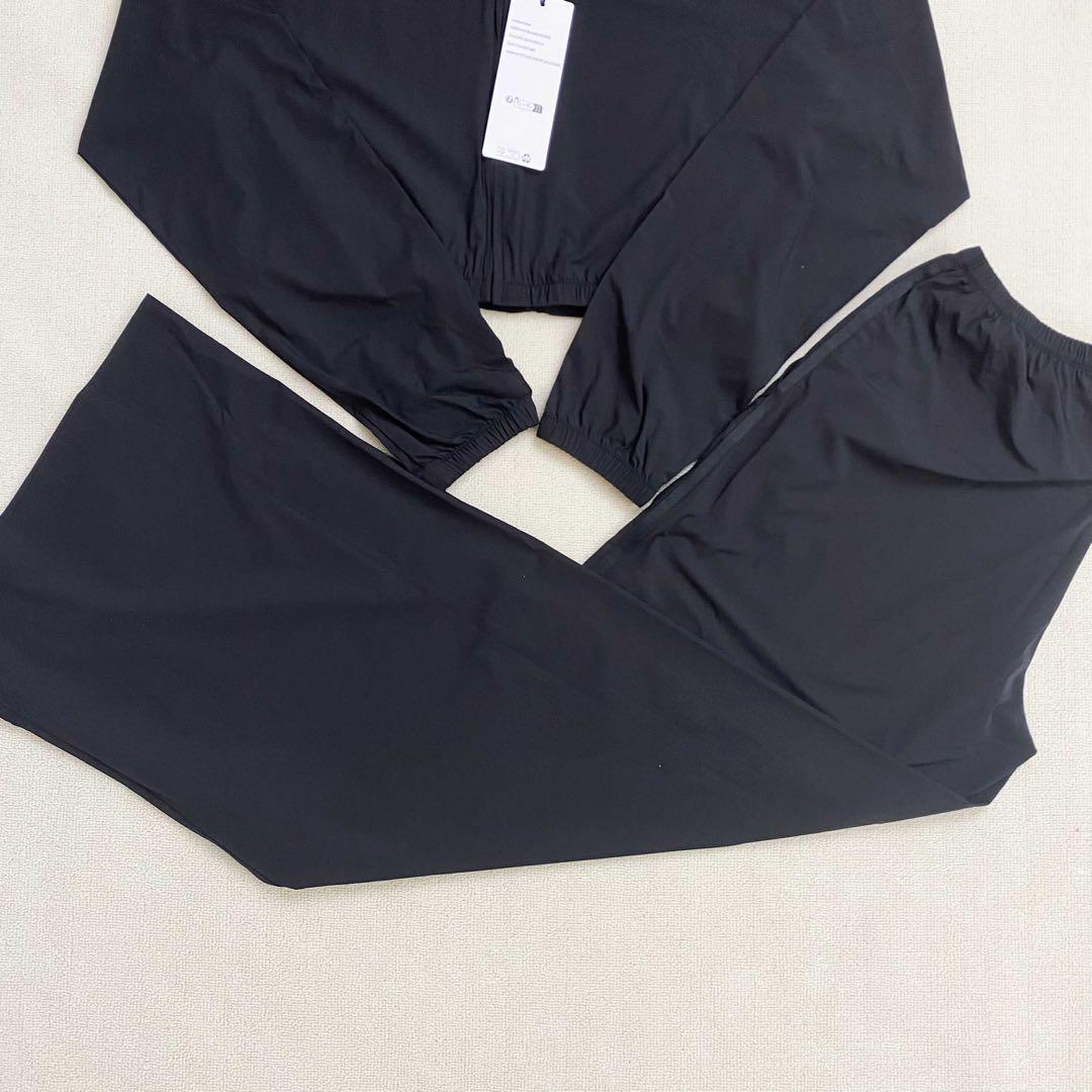 ALO Yoga フルジップフーディーセットアップ M ALO Yoga フルジップフーディーセットアップ M（ブラック