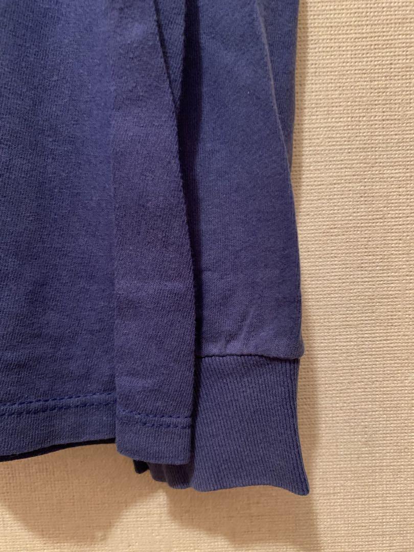 90s USA製 ADIDAS アディダス ロゴプリントロンT 国旗タグ