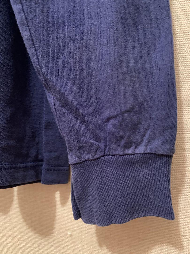 90s USA製 ADIDAS アディダス ロゴプリントロンT 国旗タグ