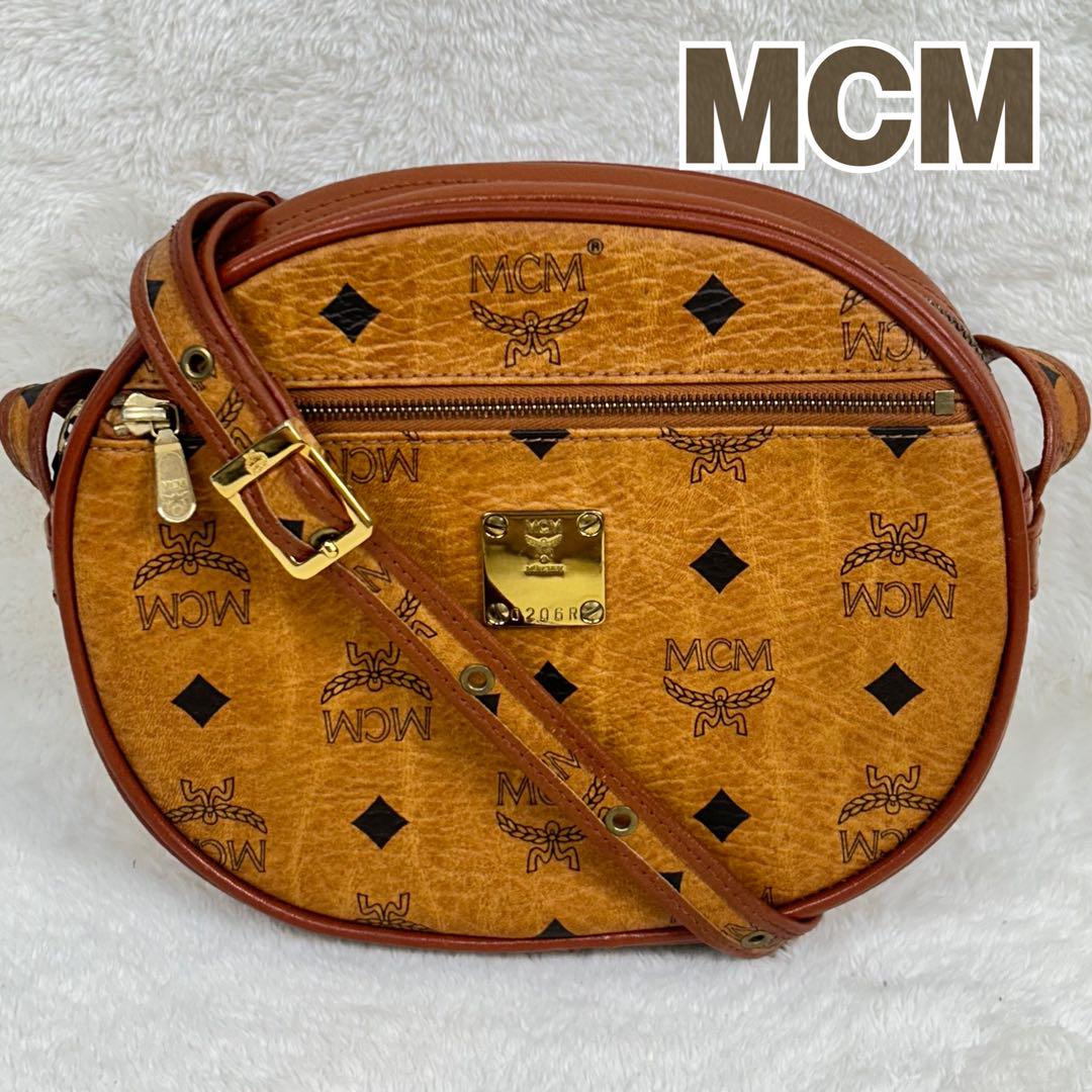 ✨美品✨MCM ショルダーバッグ レザー ヴィセトス ゴールド金具