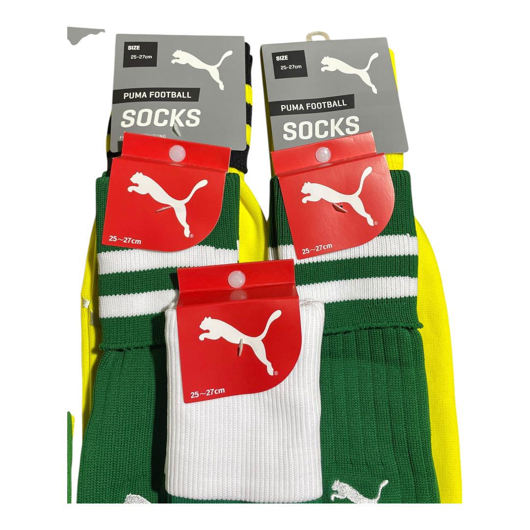PUMA サッカーソックス 25-27cm 10足セット プーマ サッカーソックス 10足セット 25-27cm 新品未使用 タグ