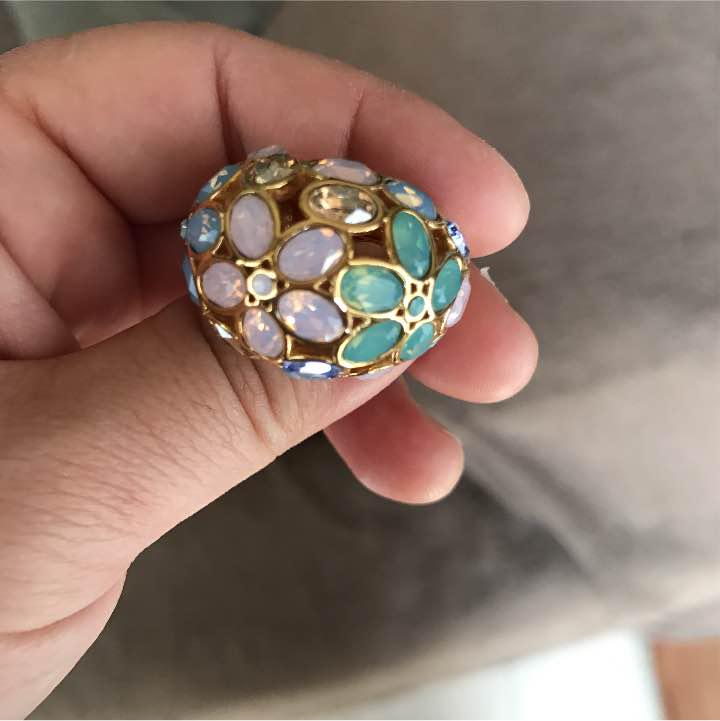 充実の品 COACH ジュエリー ring dome Flower アクセサリー