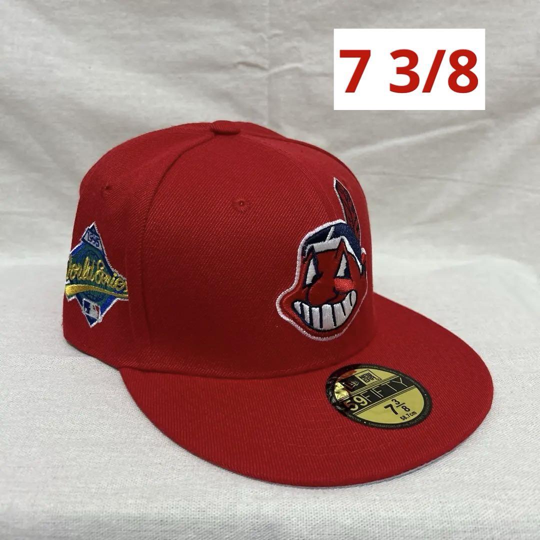 New Era 59FIFTY インディアンキャップ 7 7/8 New Era インディアンズキャップ 7 3/8 59fifty - 応援グッズ