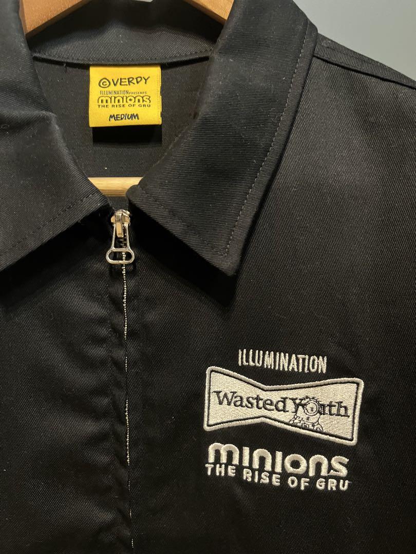 wasted youth minionコラボ　ジャケットMサイズ WASTED YOUTH 22ss minions jacket コラボ ワークジャケット