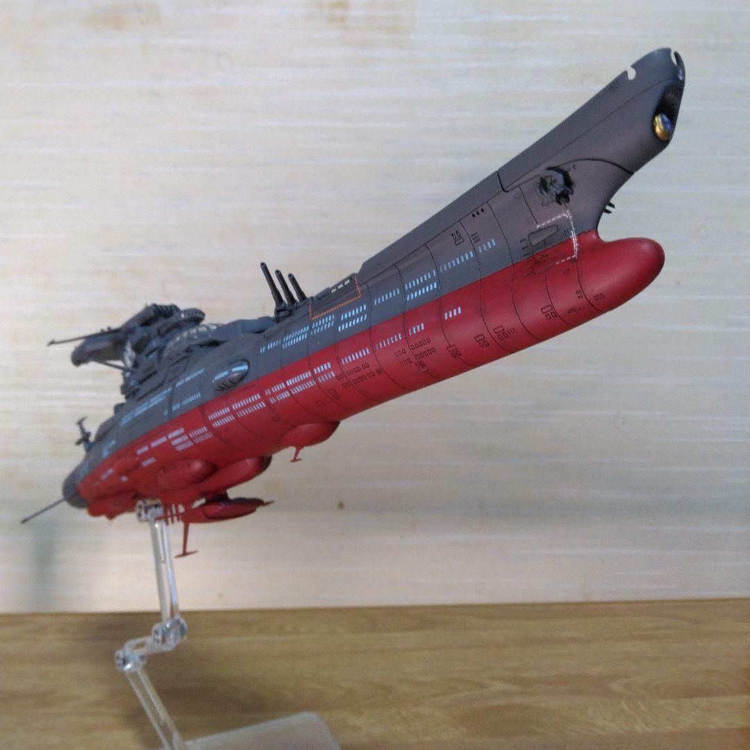 【美品】 1/1000 波動実験艦GINGA全塗装完成品バンダイ製LED発光ユニット 船・ボート