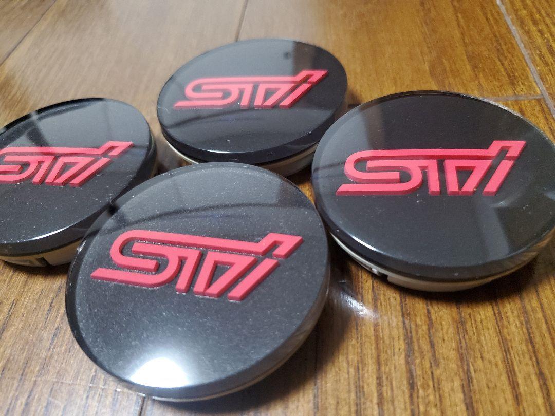 スバル STI ホイールセンターキャップ 4個 WRX BRZ フォレスター