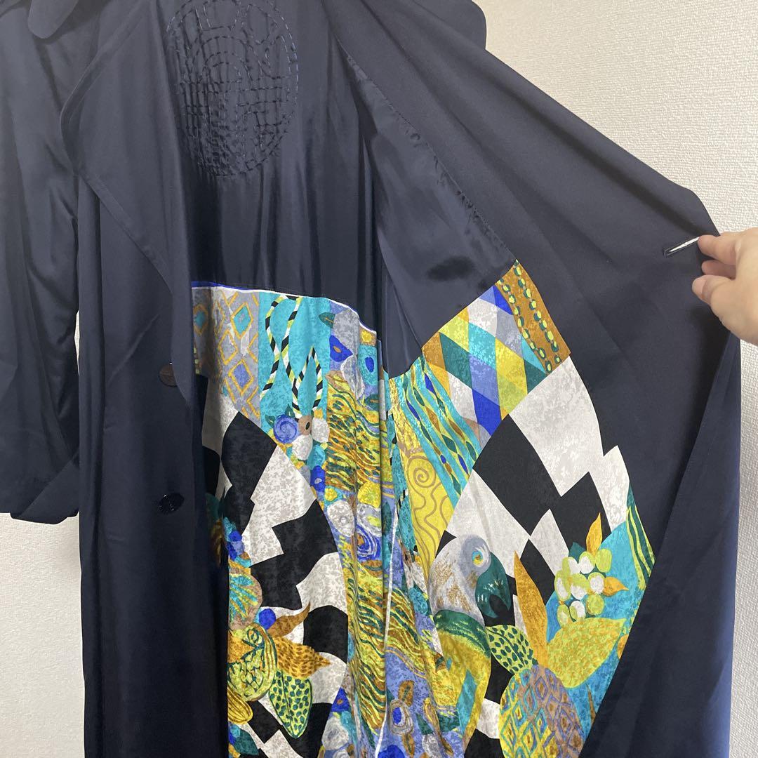 Louis Féraud ネイビー トレンチコート サイズ9ベルト欠品 Louis Féraud ネイビー トレンチコート サイズ9ベルト欠品