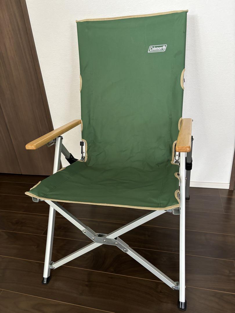 Coleman コールマン レイチェア リクライニング式 2個セット グリーン