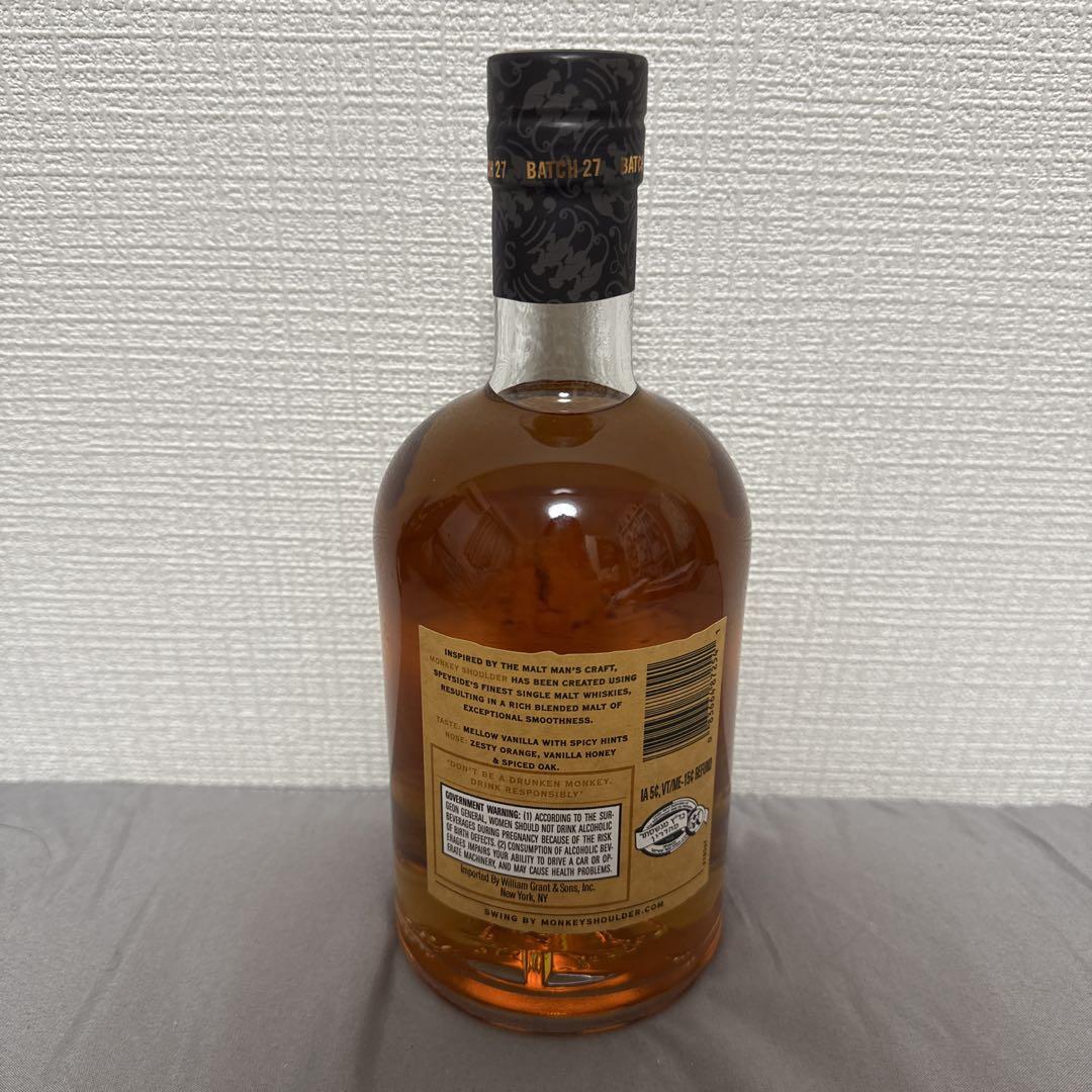 MONKEY SHOULDER THE ORIGINAL 3本セット　新品未開封 MONKEY SHOULDER モンキーショルダー ウイスキー 新品未開封