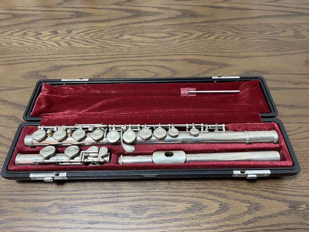 YAMAHA Flute Yfl-211 Silver Plating w/ Hard Case Used