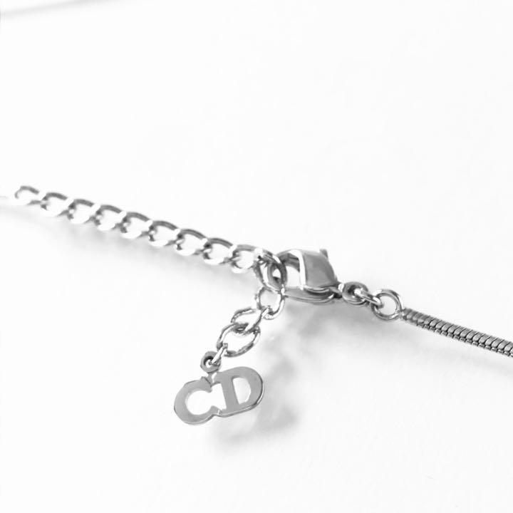 高品質新作 美品 Dior ディオール Dロゴ ネックレス F222053 XwVlv-m98802414613 大得価爆買い