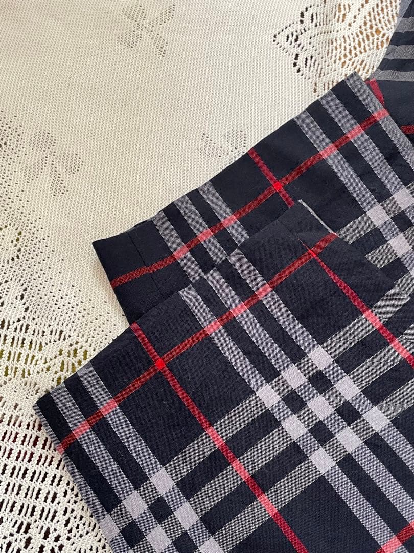 ノバチェックスラックスパンツM BURBERRY