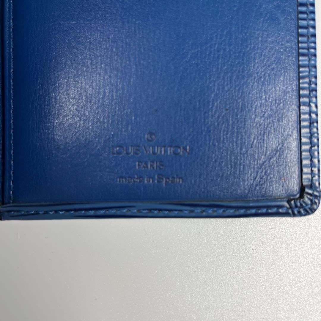 LOUIS VUITTON ルイヴィトン　エピ　財布　札入れ　青　ブルー