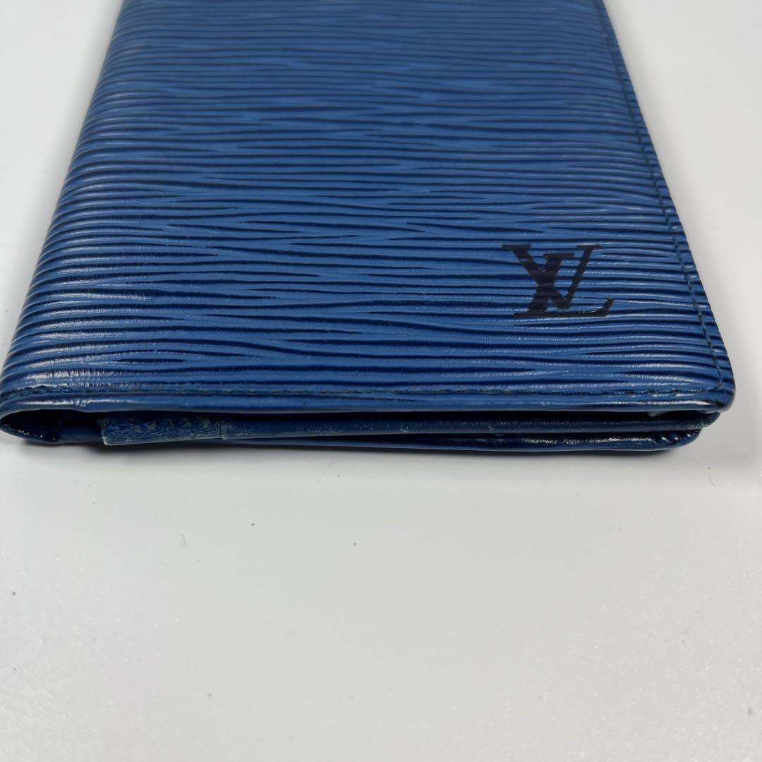 LOUIS VUITTON ルイヴィトン　エピ　財布　札入れ　青　ブルー
