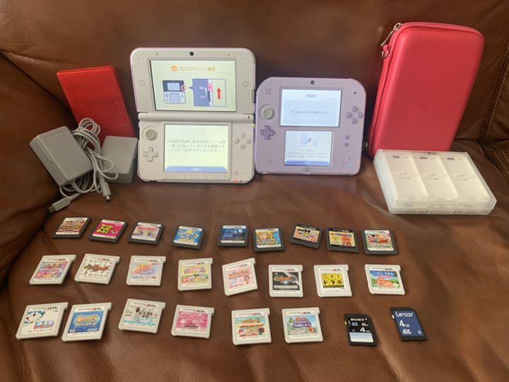 人気商品再入荷 ソフト23本付き 3dsll本体 2ds本体ラベンダー 新色追加