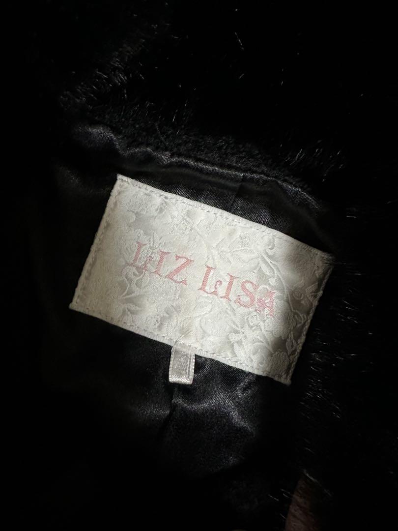 Liz Lisa ブラックファーコート使用1回【お値下げ可】