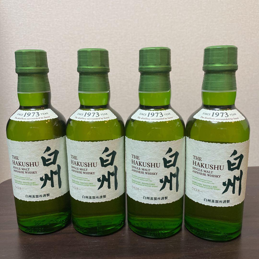 サントリー シングルモルトウイスキー山崎 白州180ml ミニボトル 4本 入荷実績 新品 サントリー 1800ml 10本セット ミニボトル 白州 山崎 ウイスキー
