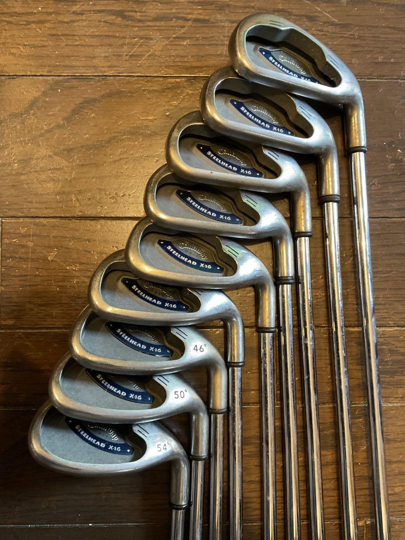 キャロウェイ　アイアン　9本セット　ＳＴＥＥＬＨＥＡＤ　Ｘ－１６