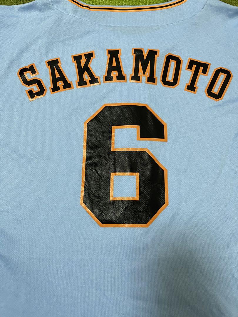 坂本勇人　ユニホーム　Ｌ　ジャイアンツ　アンダーアーマー　ビジター　ブルー　刺繍 坂本勇人 ユニホーム L ジャイアンツ アンダーアーマー