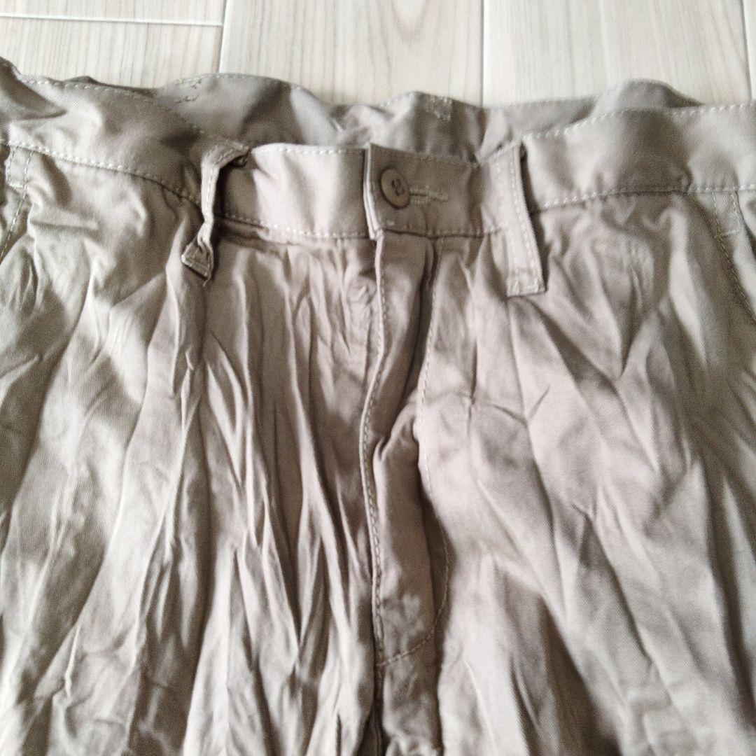 ISSEY MIYAKE シワ加工 ベージュパンツ