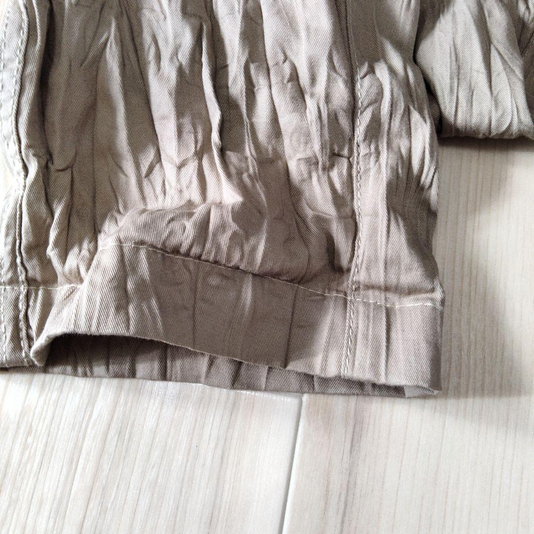 ISSEY MIYAKE シワ加工 ベージュパンツ