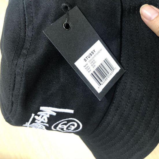 STUSSY バケットハット L/XL ブラック STUSSY ステューシー バケット ハット Stock Bucket Hat 帽子