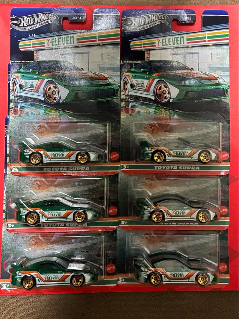 トヨタ スープラ 6台セット 7-Eleven限定 トヨタ スープラ 6台セット 7-Eleven限定
