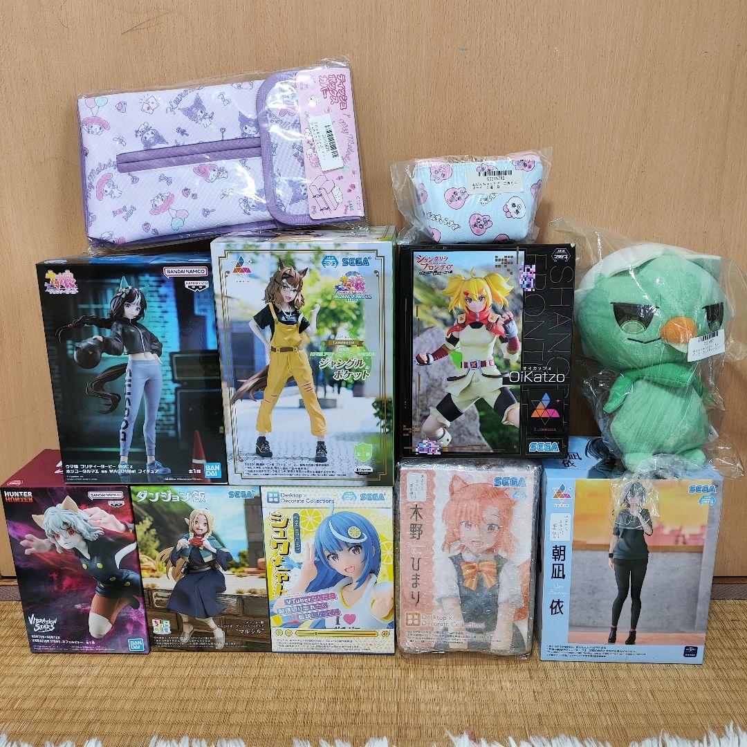 新品未開封フィギュア　8体セット　ぬいぐるみ　ティッシュボックスカバー