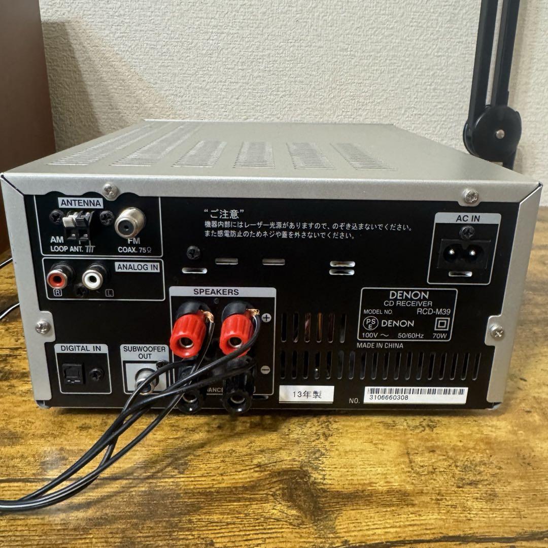 中古 DENON RCD-M39 MP3/WMA対応スピーカーシステム - メルカリ