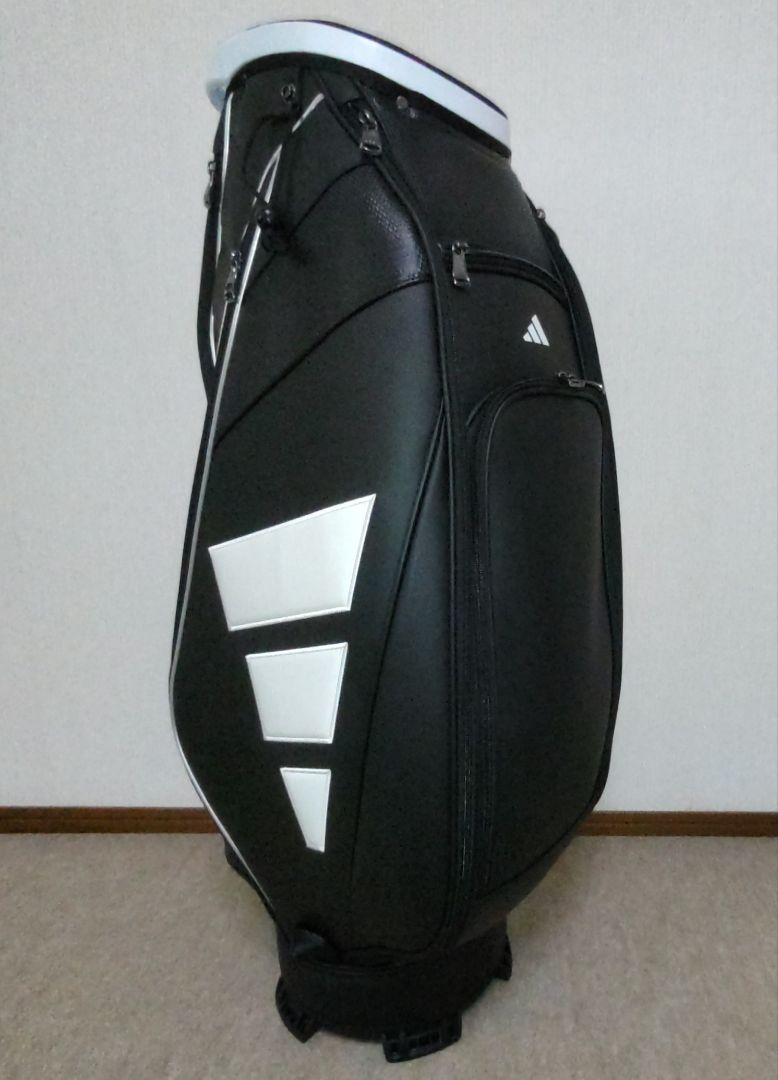 ◆ 今晩だけセール 超美品 キャディバッグ アディダス 9.5インチ ブラック