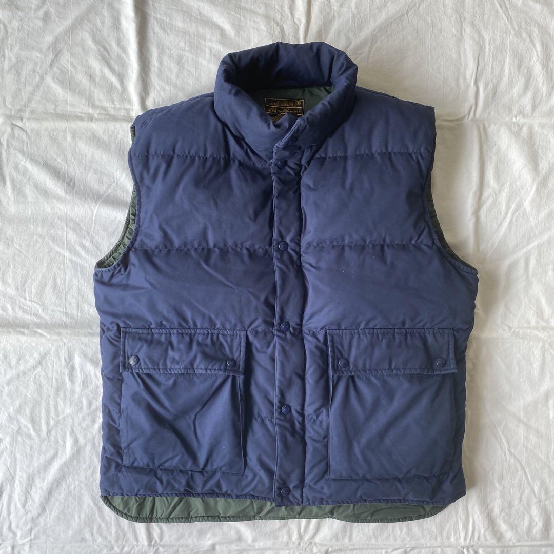 80s 90s Eddie Bauer 黒タグ ダウンベスト