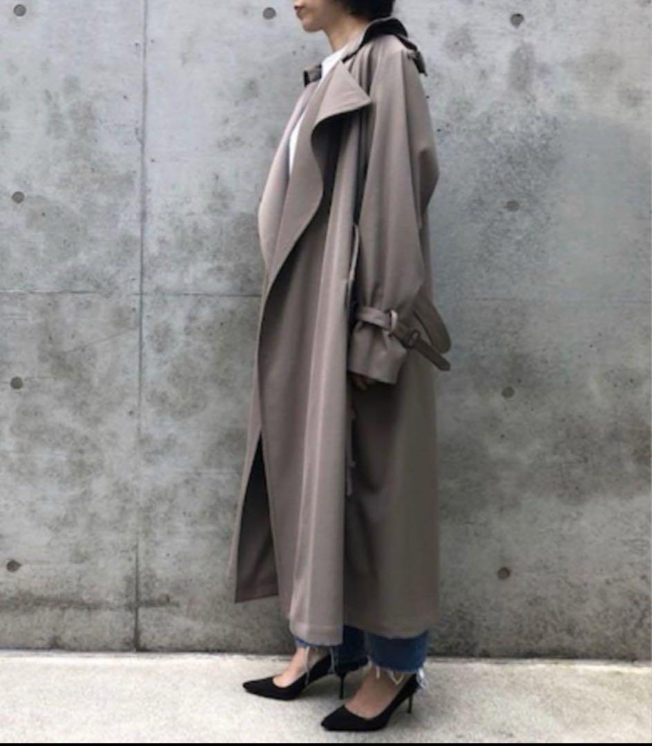 ジャケット・アウター AURALEE WOOL MAX GABARDINE TRENCH COAT