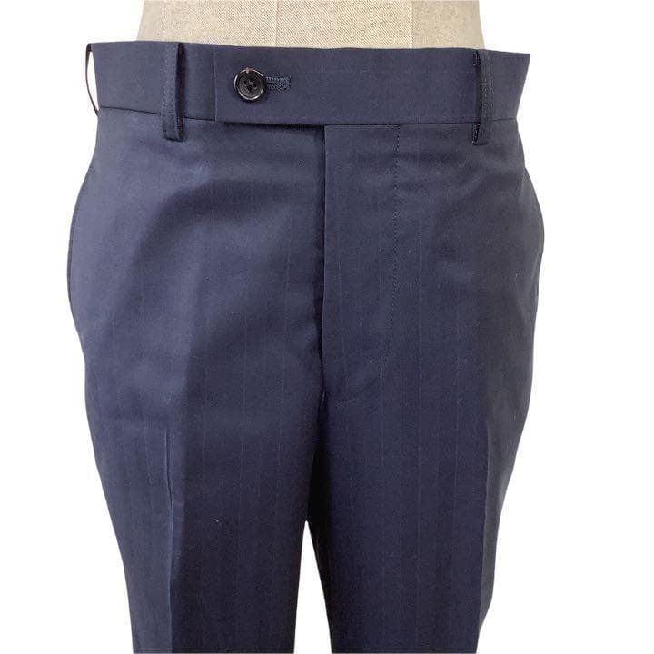 最終値下げ ウール シルクタケオ キクチ スーツセットアップ フリー 紺