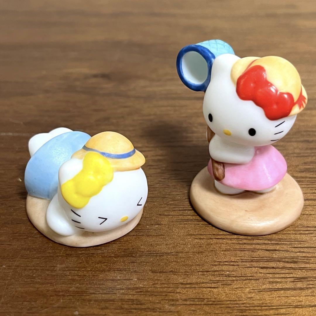 サンリオ ハローキティ 陶器 置物 フィギュア ヴィンテージ レア