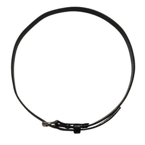 美品 COOTIE レザー ナロー ベルト ブラック 34（L）カウハイド 刻印