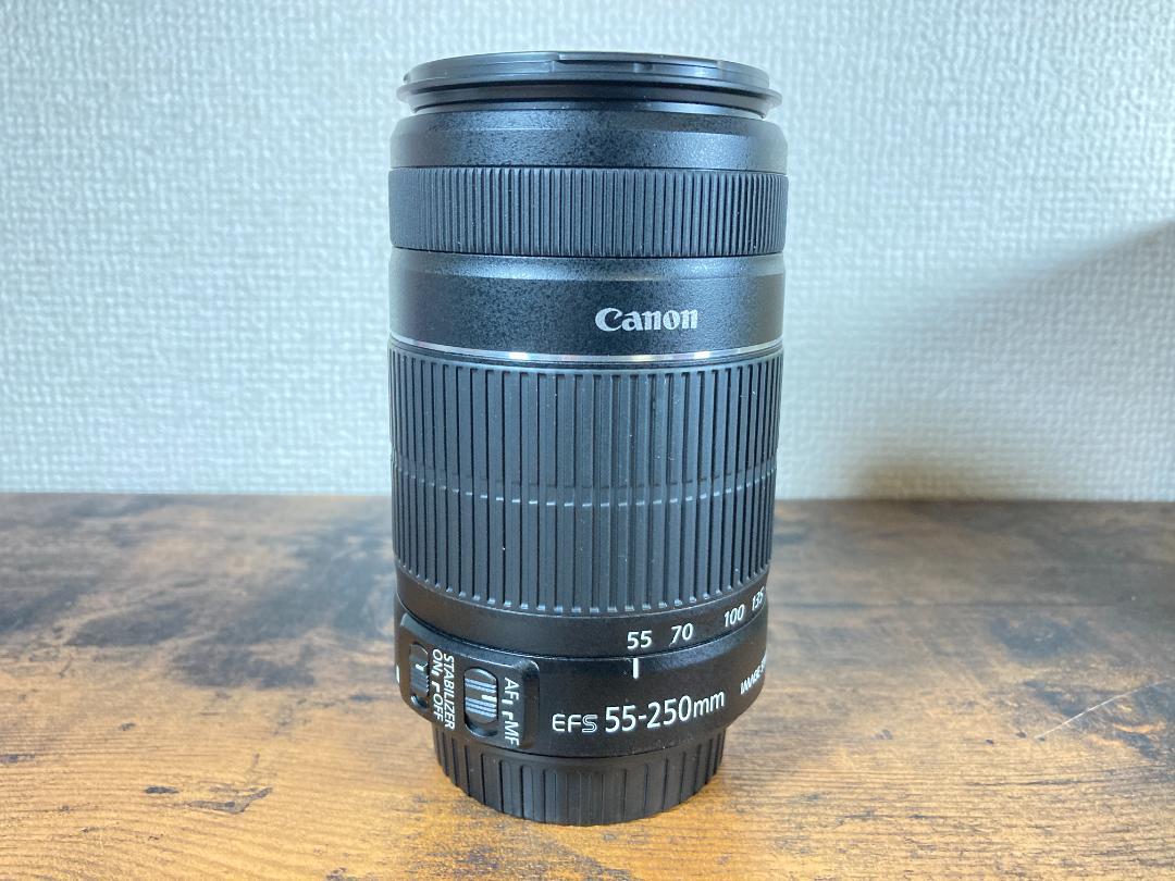 在庫豊富な 超美品 Canon EF-S55-250 f 4-5.6 IS ii レンズ bqOmW-m98829583897 特価大人気