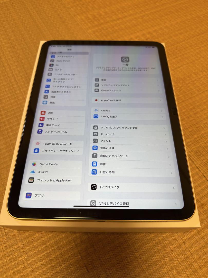 iPad（第10世代） Wi-Fi 64GB イエロー